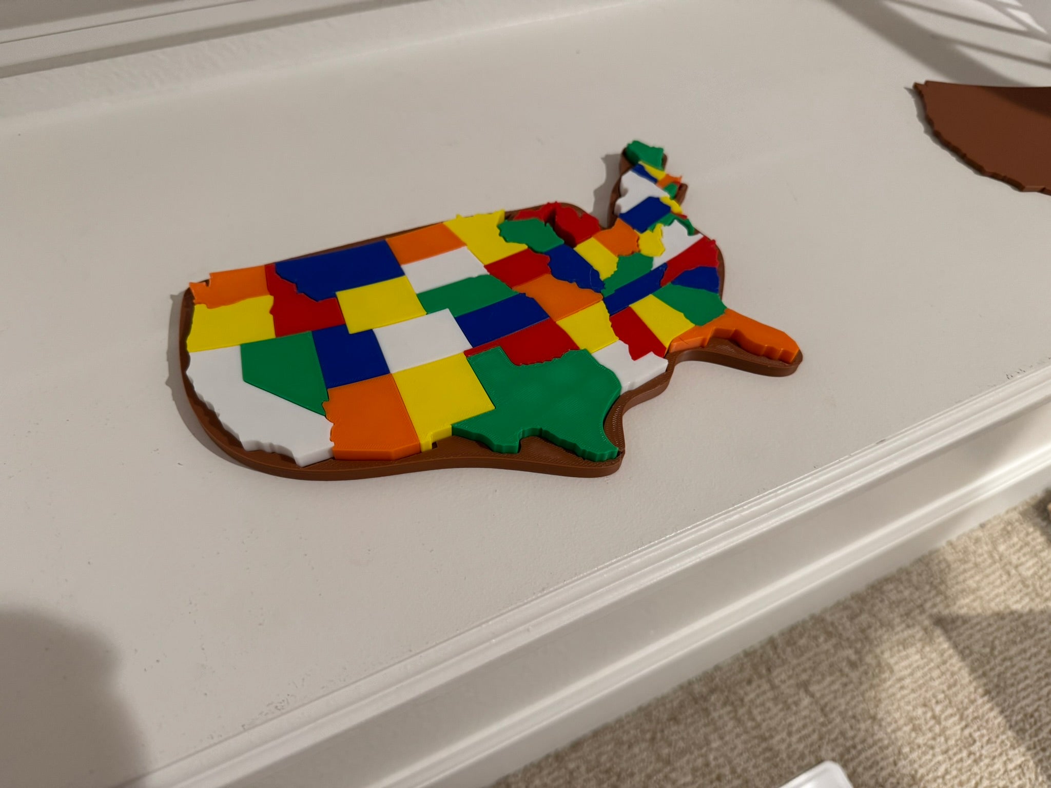 USA State Map Puzzle (no AMS required)