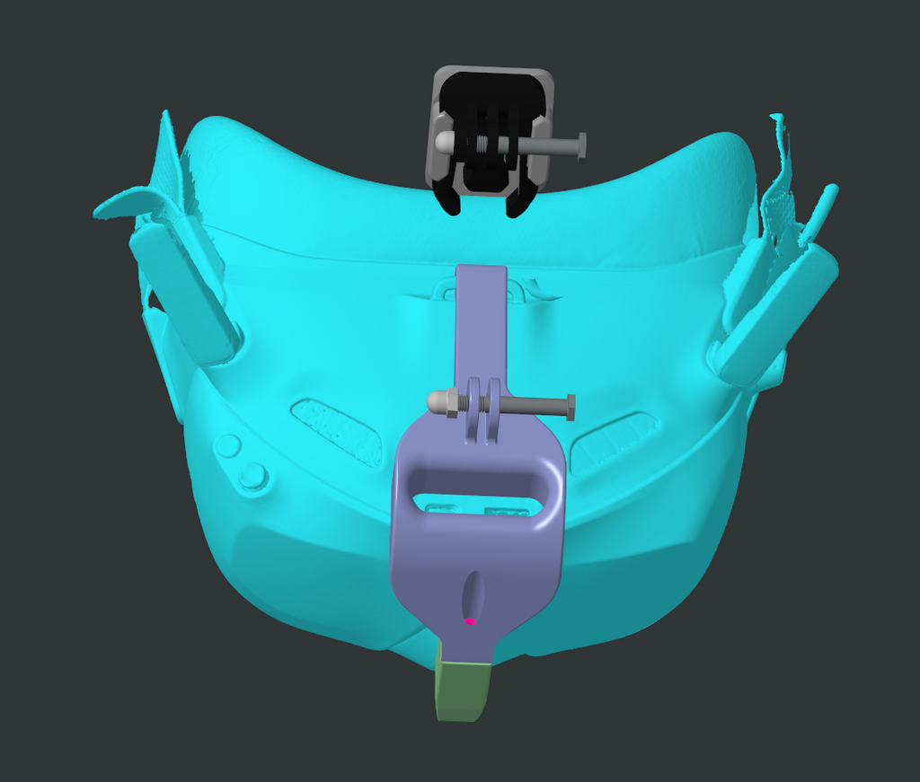 DJI Goggles N3 Helmhalterung MK1