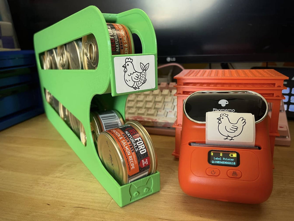 Cat Food Can Dispenser for 3oz cans, holds 12