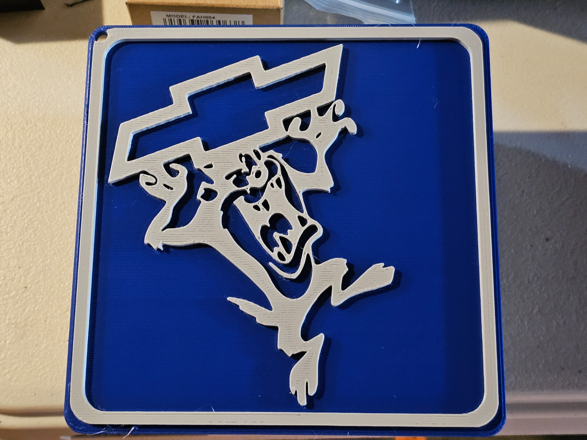 Double Sided Taz Chevy Large Window Hanger