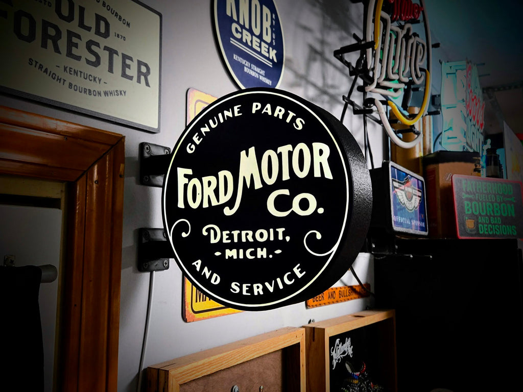 FORD SERVICE - 2-Sided Gas Station Lightbox Sign