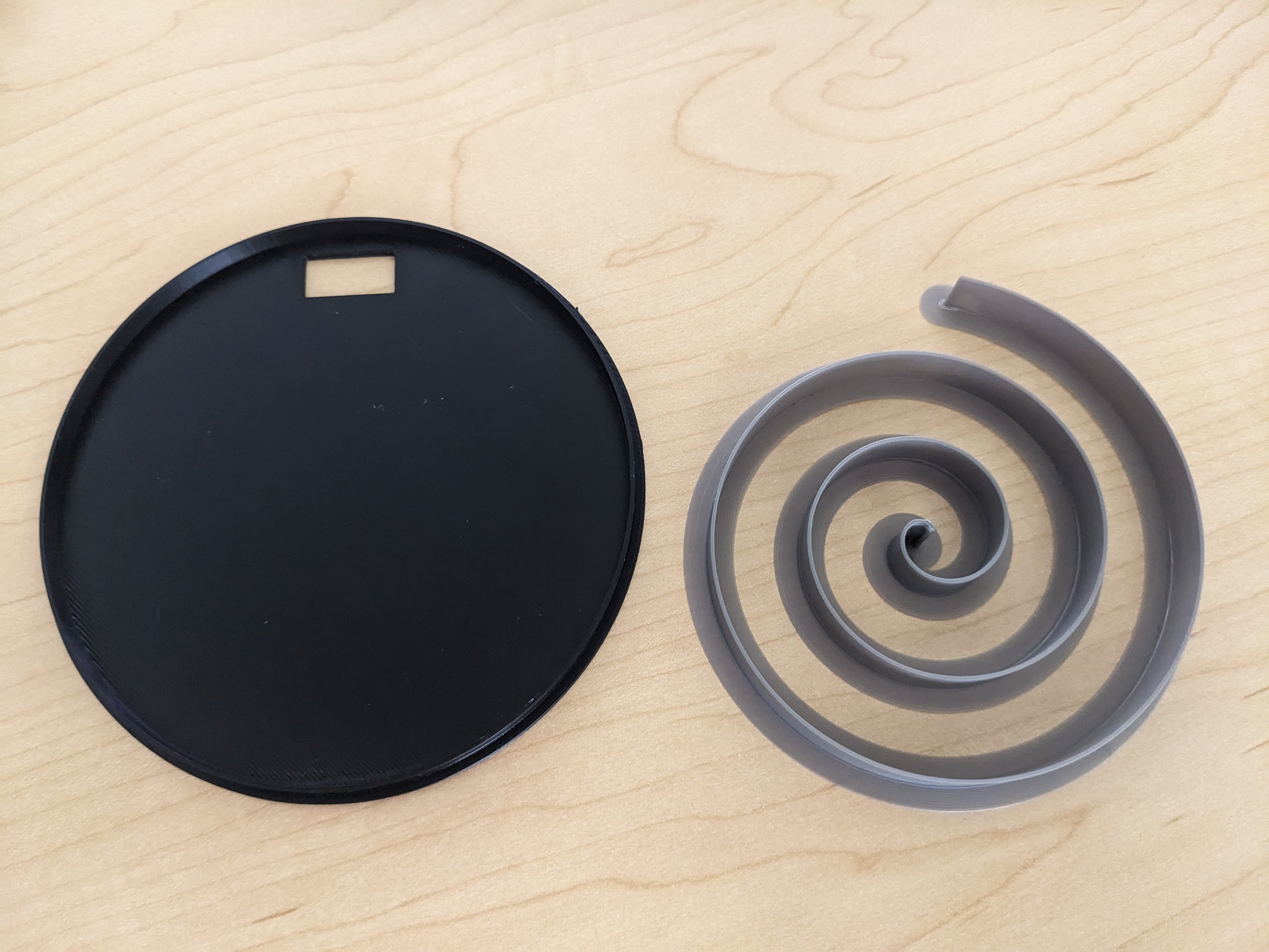 LED Strip Spiral Mount for 3D LED Lamps