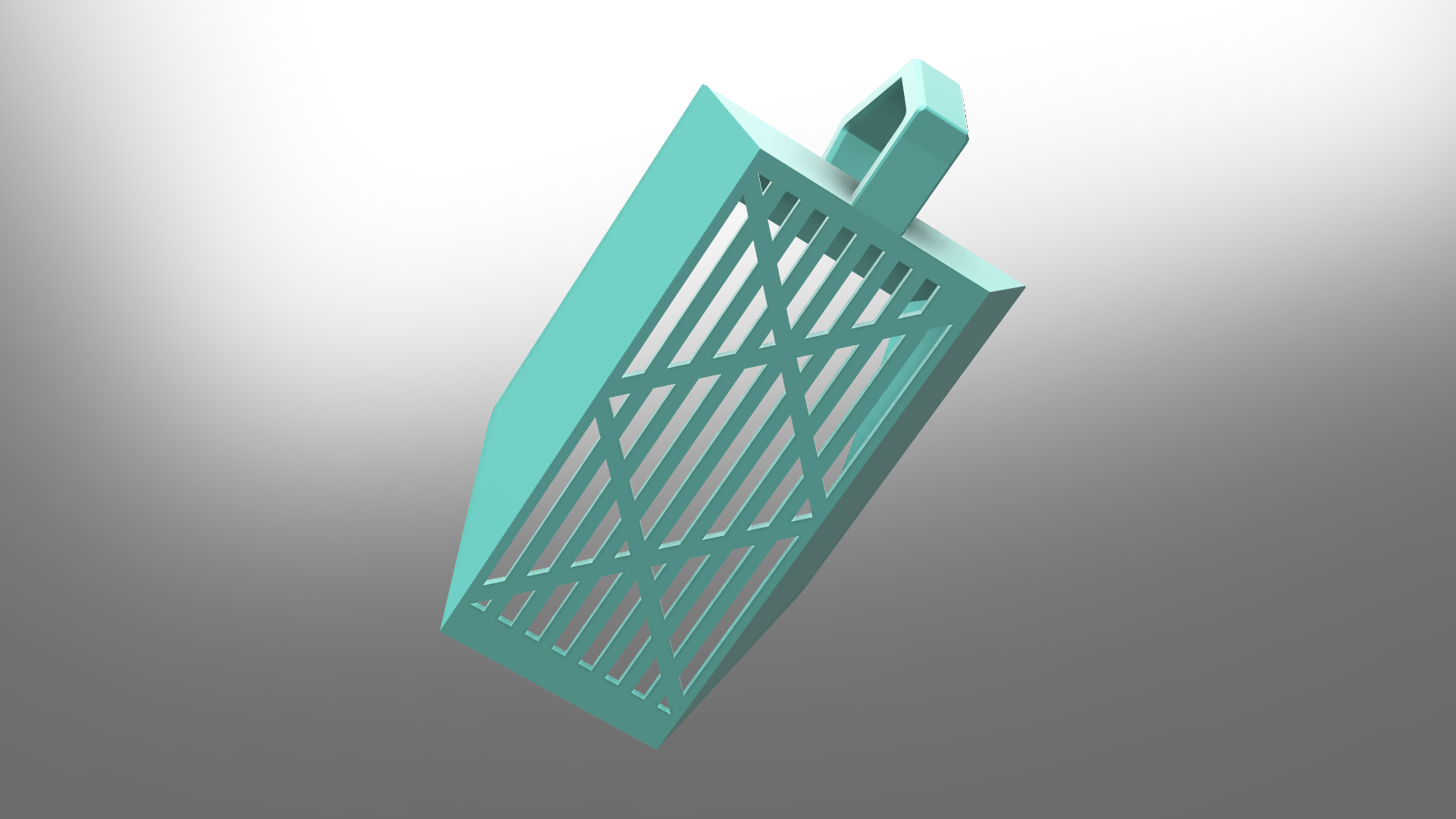 Pet Litter Scooper - tighter grid and larger handle