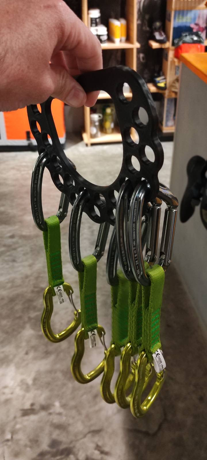3D-Printable Lightweight Climbing Gear Organizer.