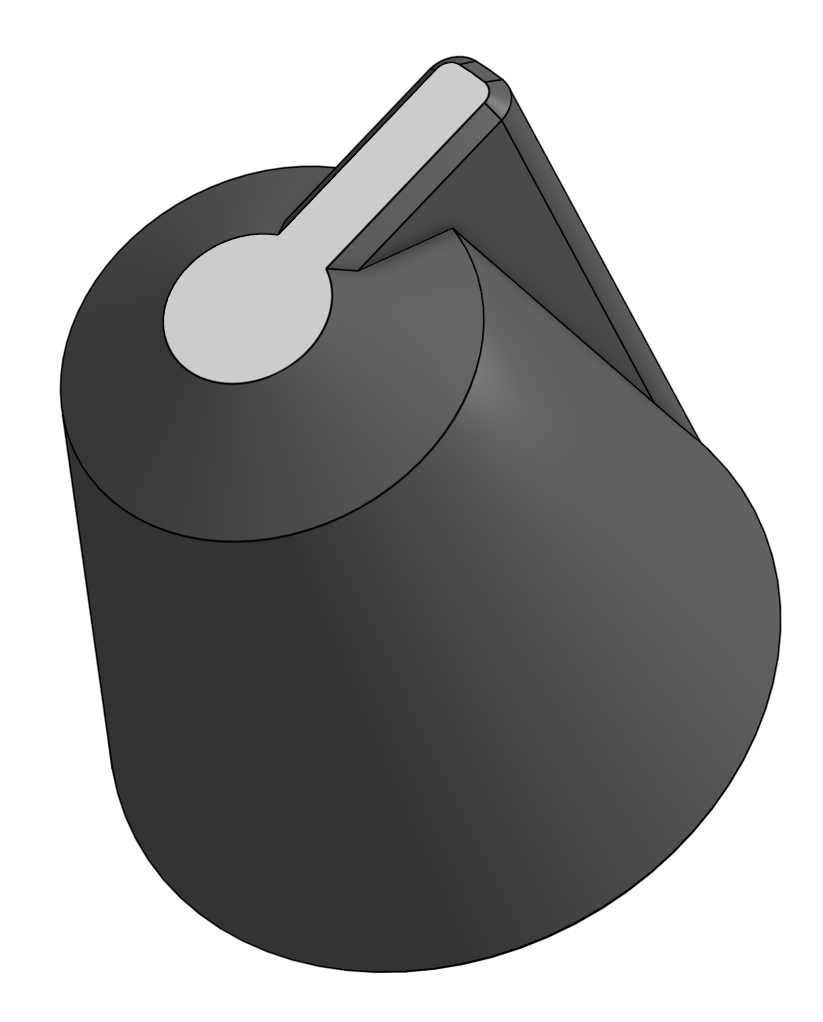 Simple Knob (for 6mm spindle)