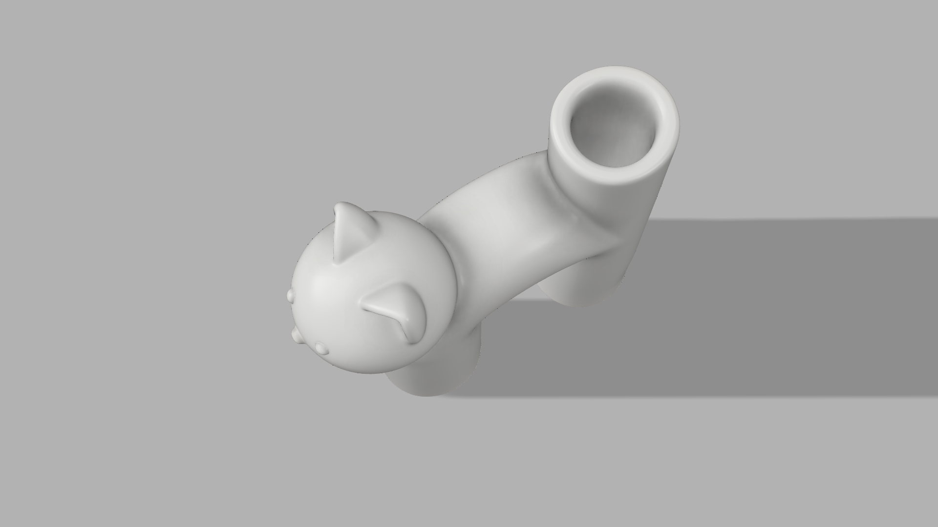 Cat Vase and Panda Vase