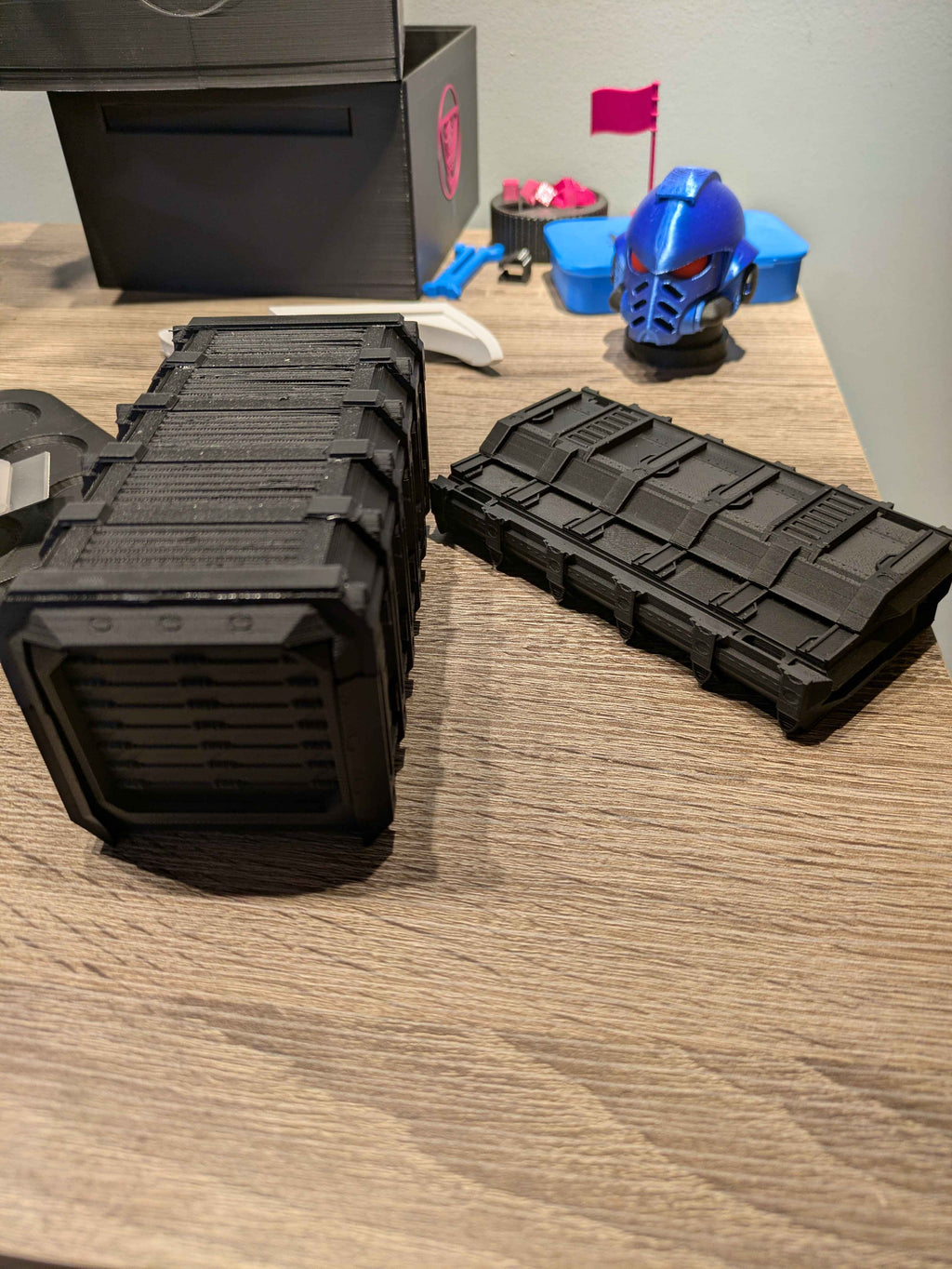 Wargaming Terrain: folding Shipping Containers