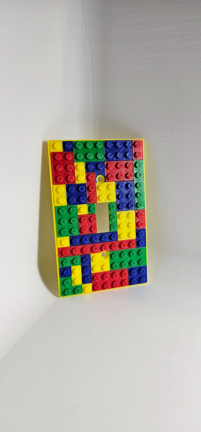 Brick Toy Wall Switch Plate