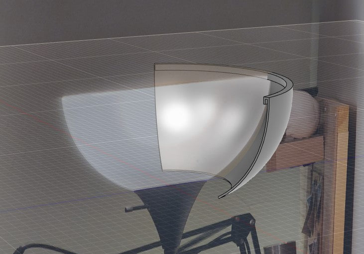 Lamp Shade Partial Light Blocker