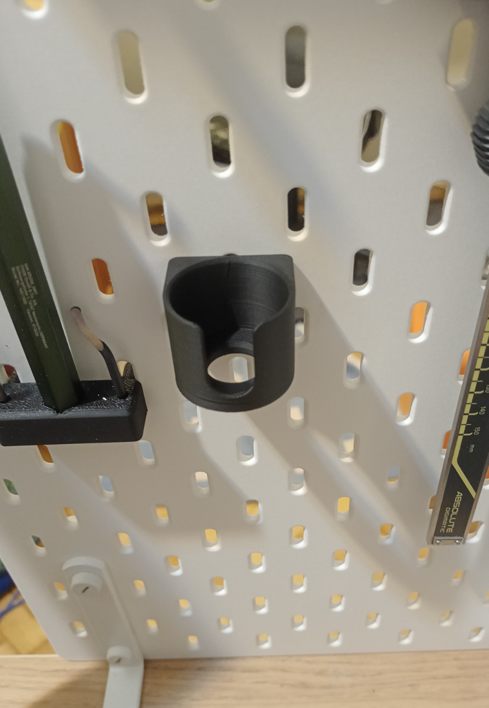 Ikea skadis bosch ratchet screwdriver mount