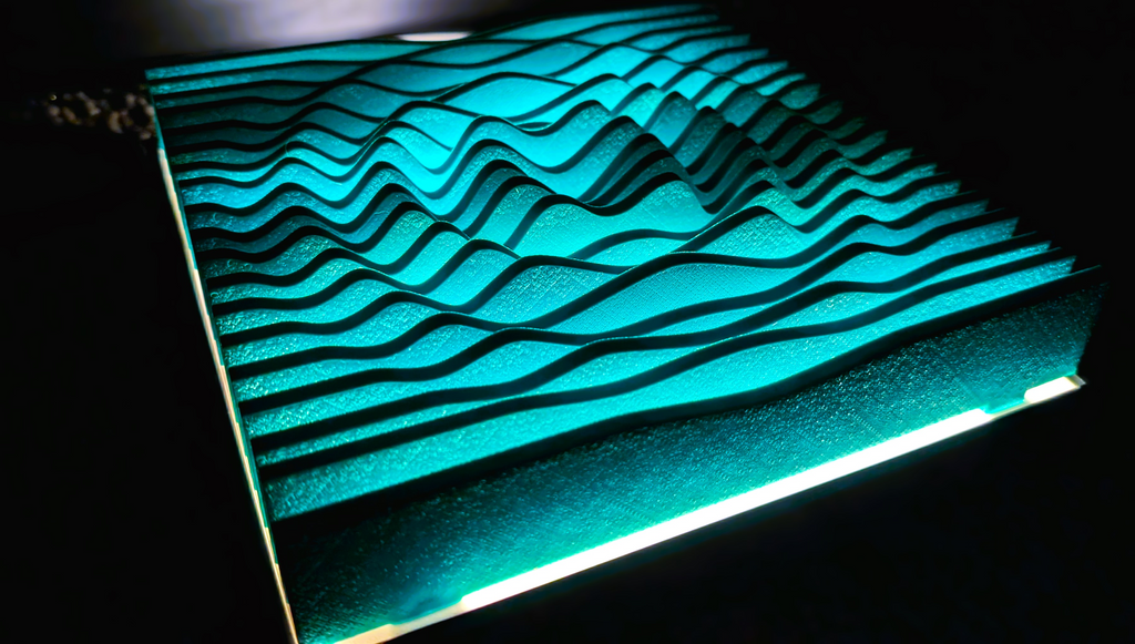 Wave Light Sculpture Desk And Wall Art