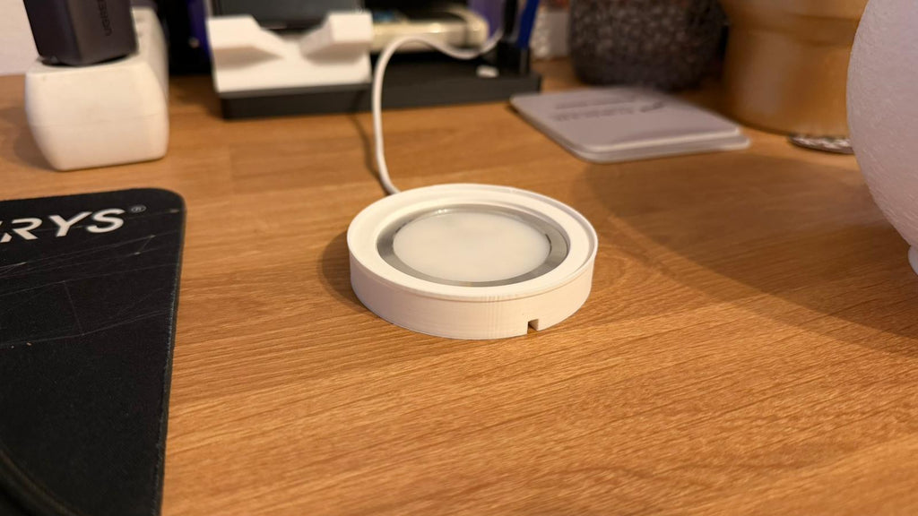 Lithophane Sphere Lamp Light Stand