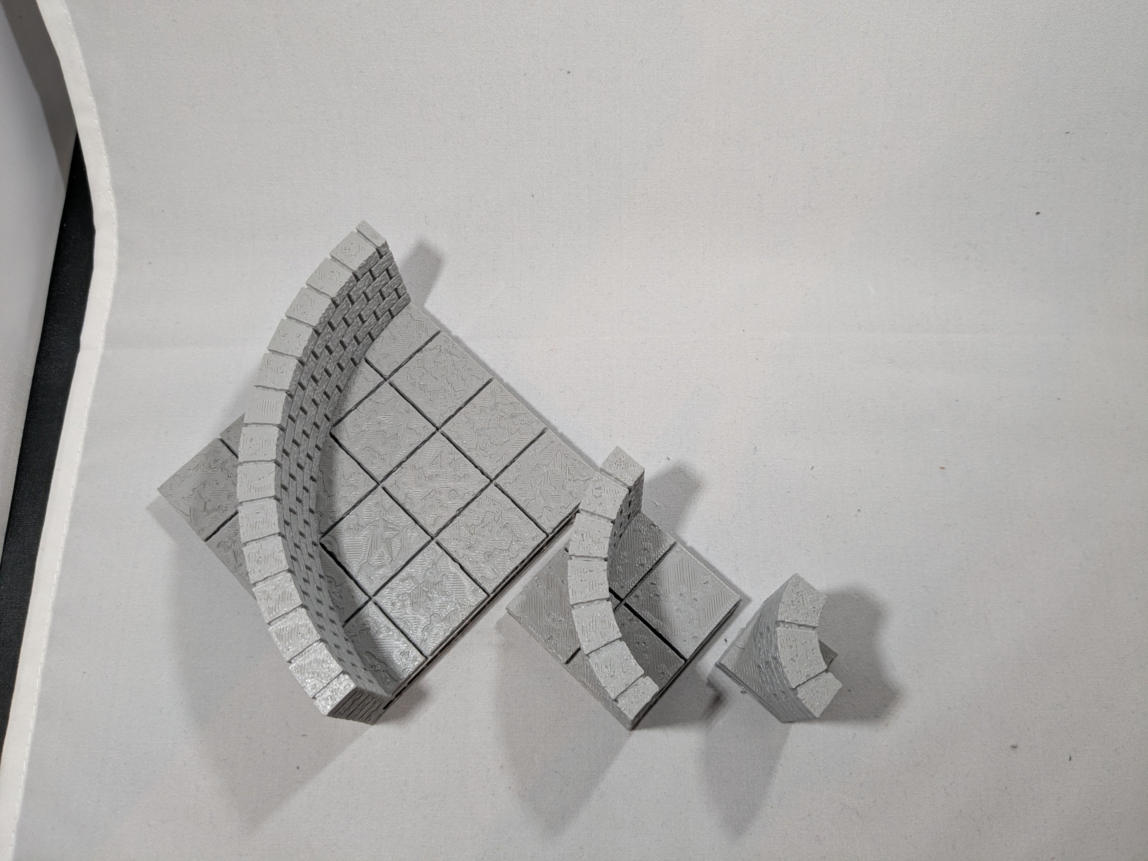 Cut Stone curved wall (OpenLOCK system)