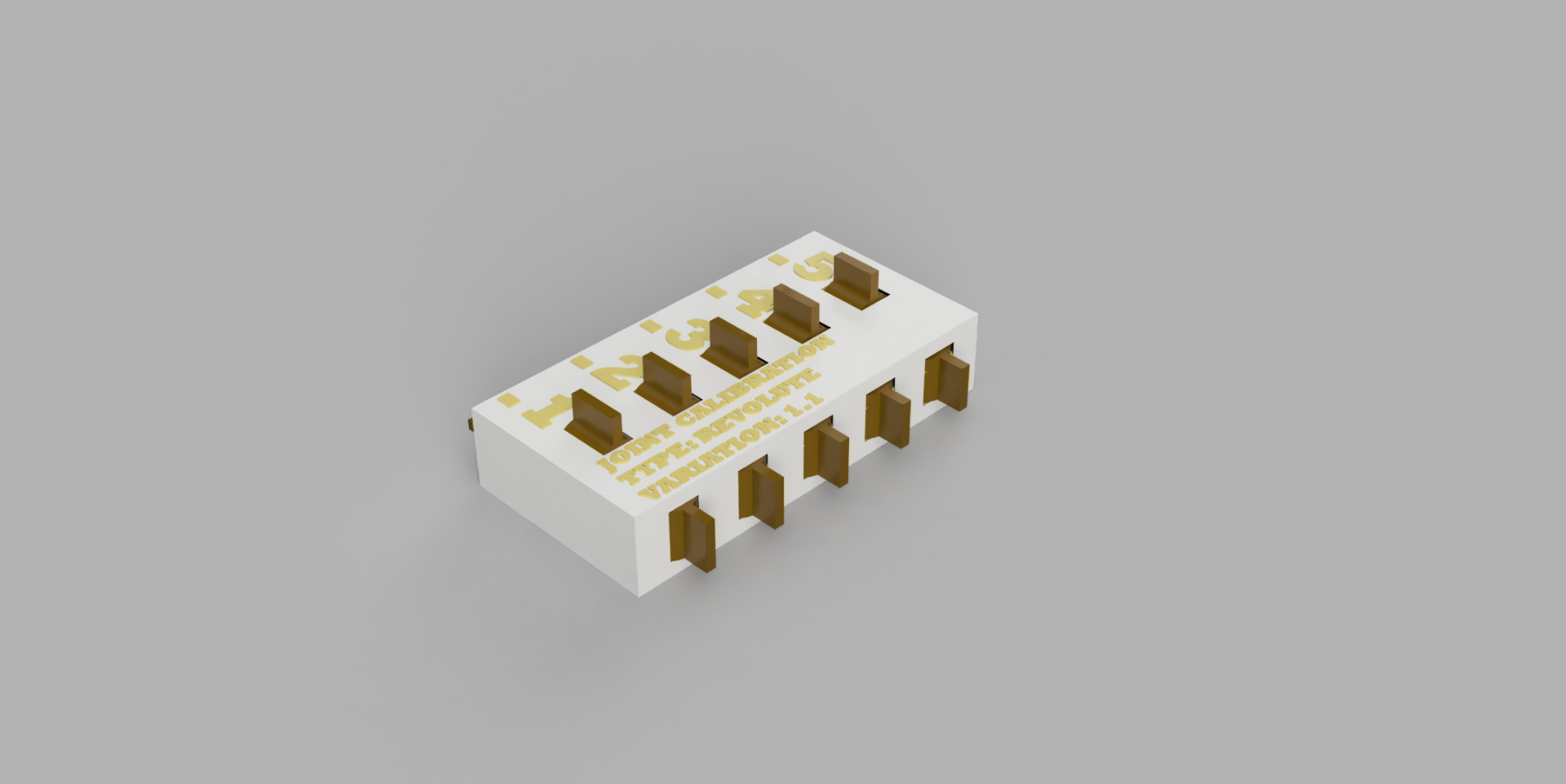 Print-In-Place Revolute Joint Calibration
