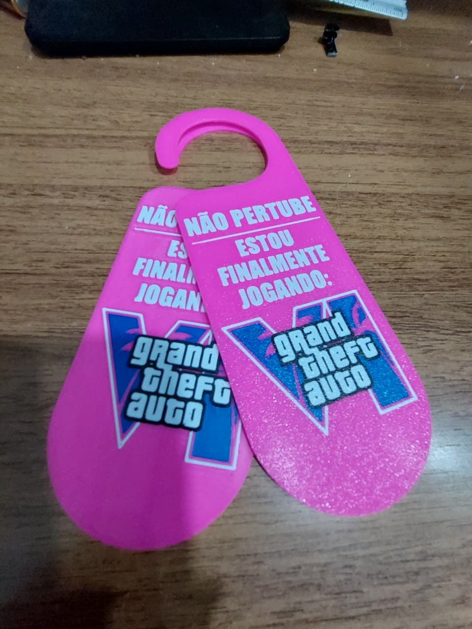 Plaquinha de Porta Gamer GTA VI – Não Perturbe