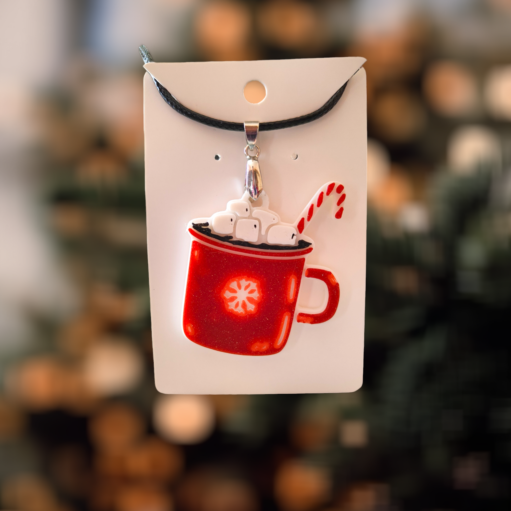 Christmas Cup - Earrings and Necklace
