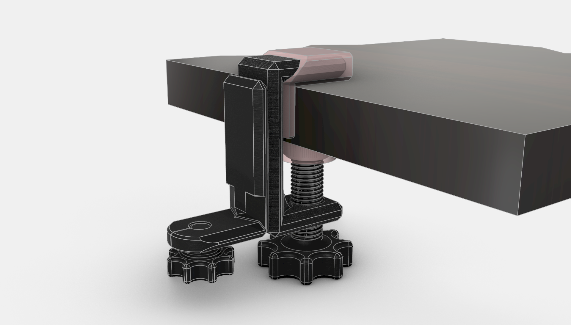 Clamping Headphones Rest (v2 updated)