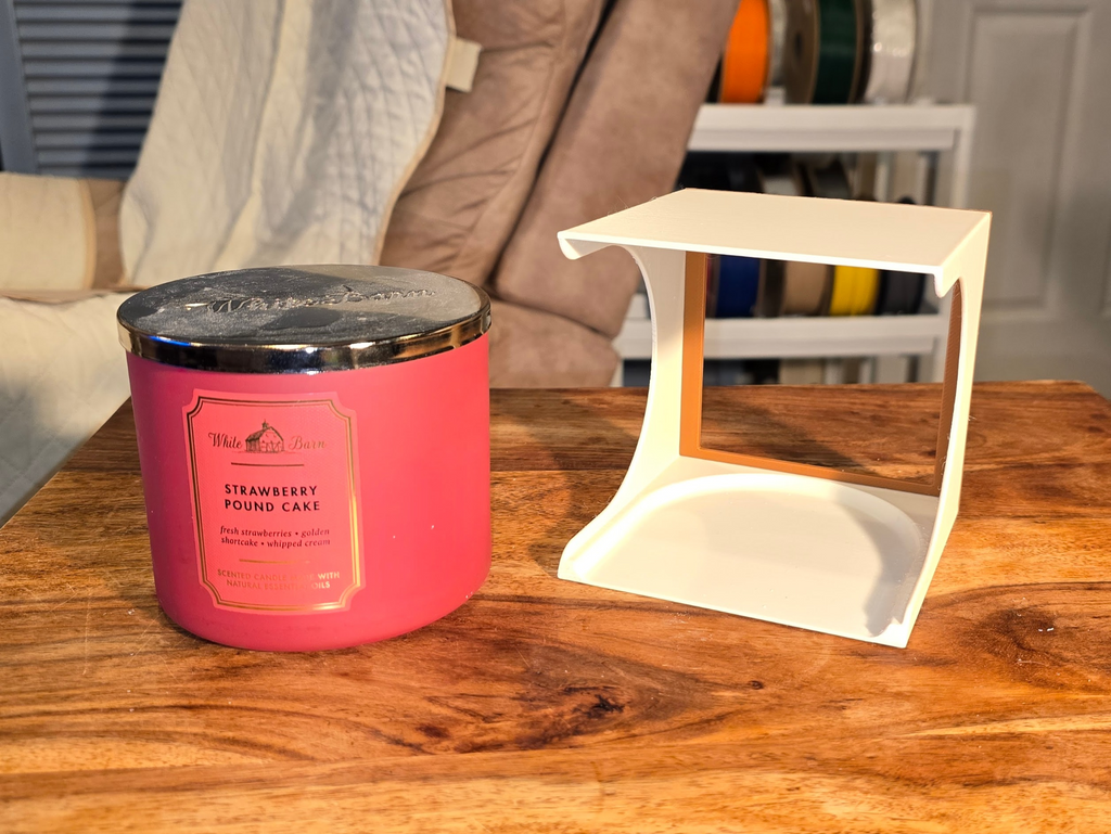 Bath & Body Works 3-wick candle shelves