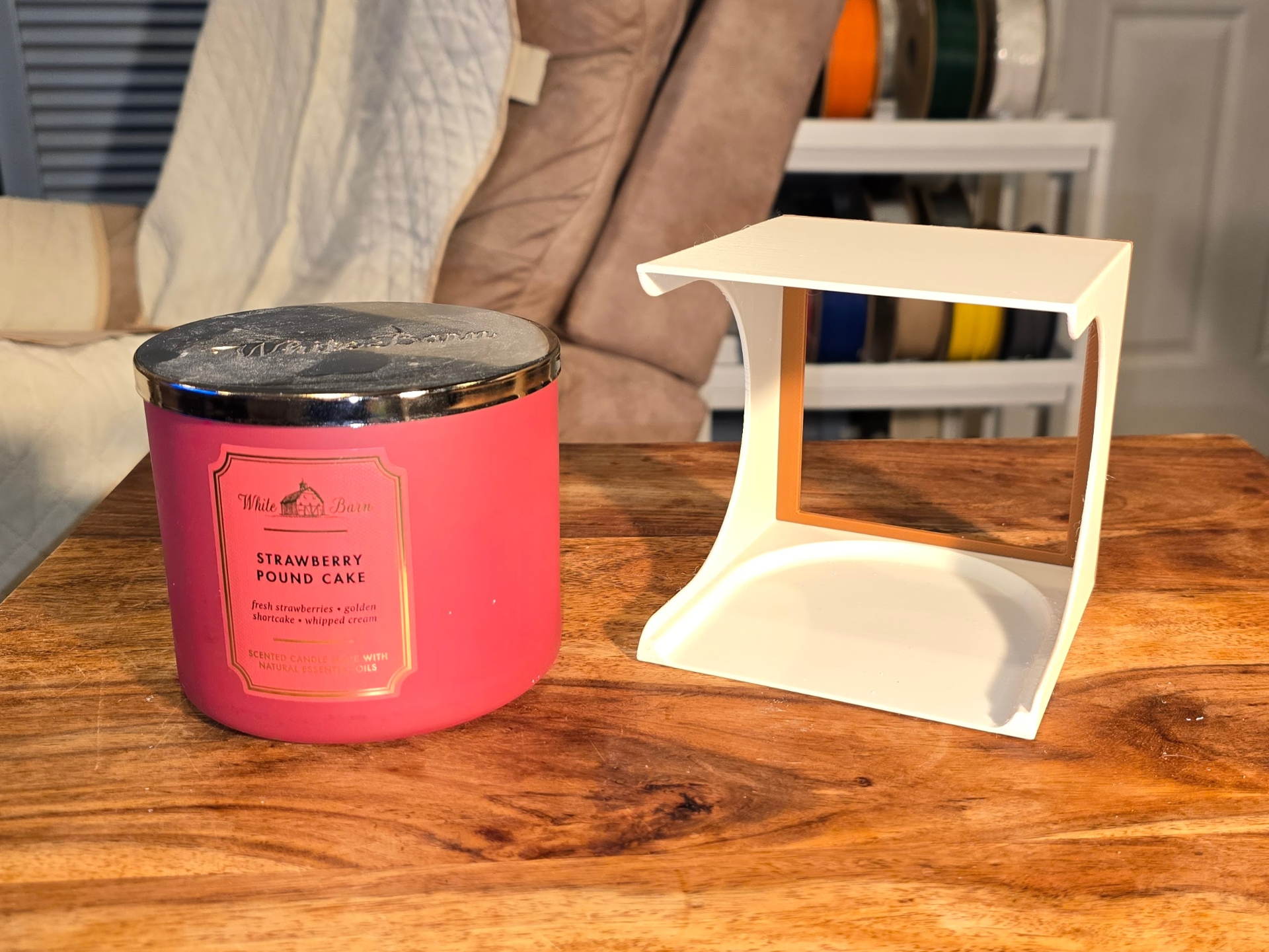 Bath & Body Works 3-wick candle shelves