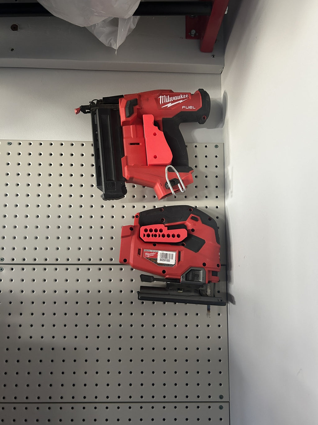 Milwaukee Tool Holders for Pegboard or Wall Control