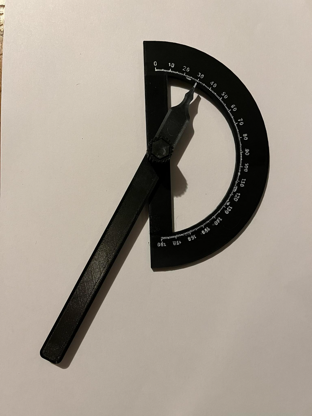 Protractor, angle measurement
