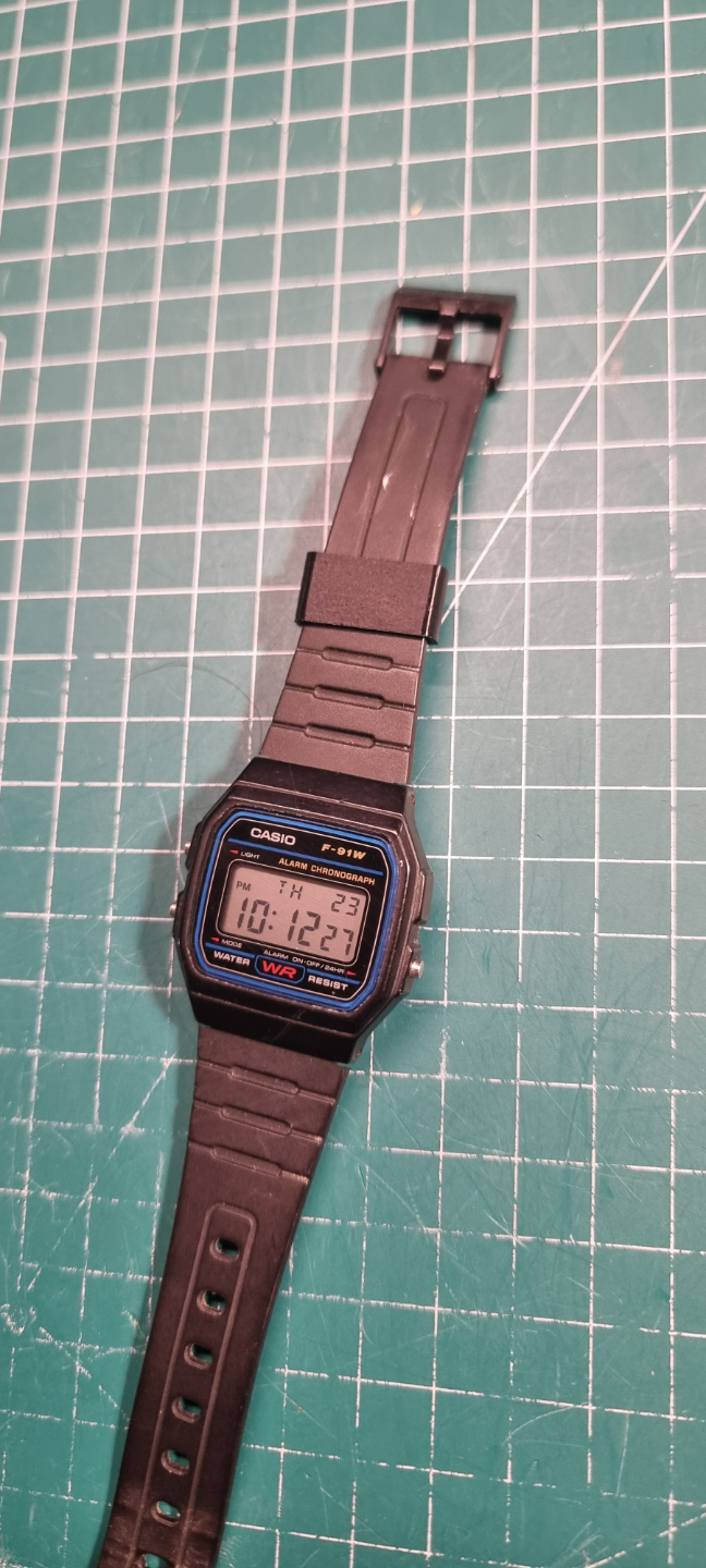 Casio F-91W Strap Keeper Loop