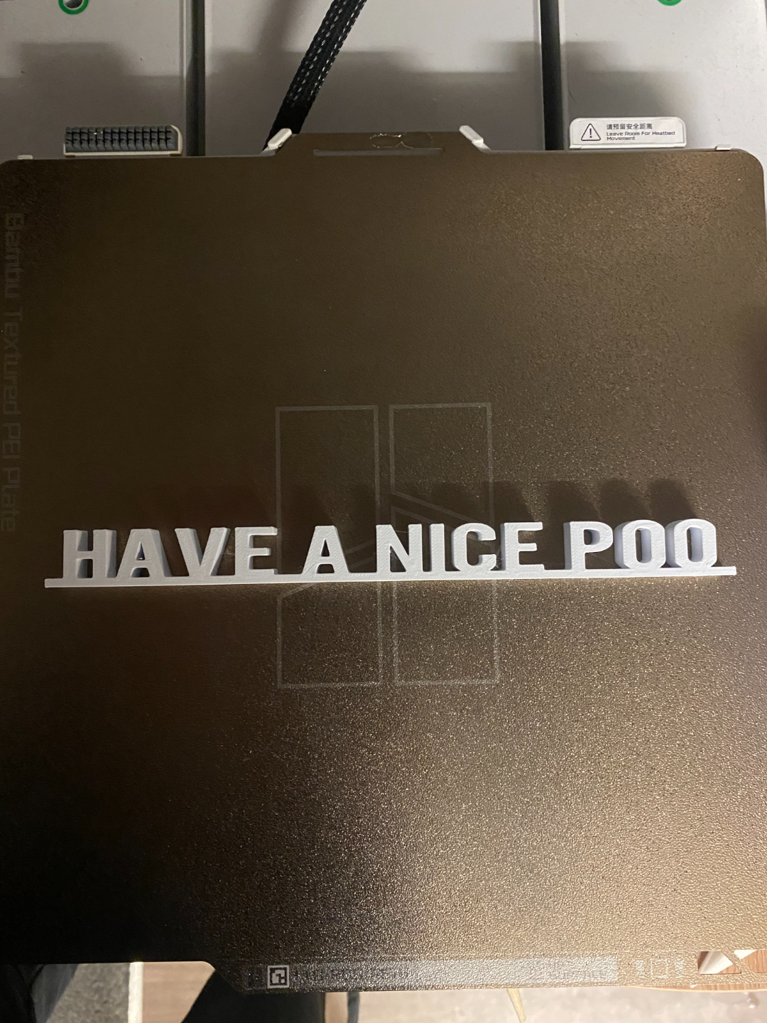have a nice poo - door decoration