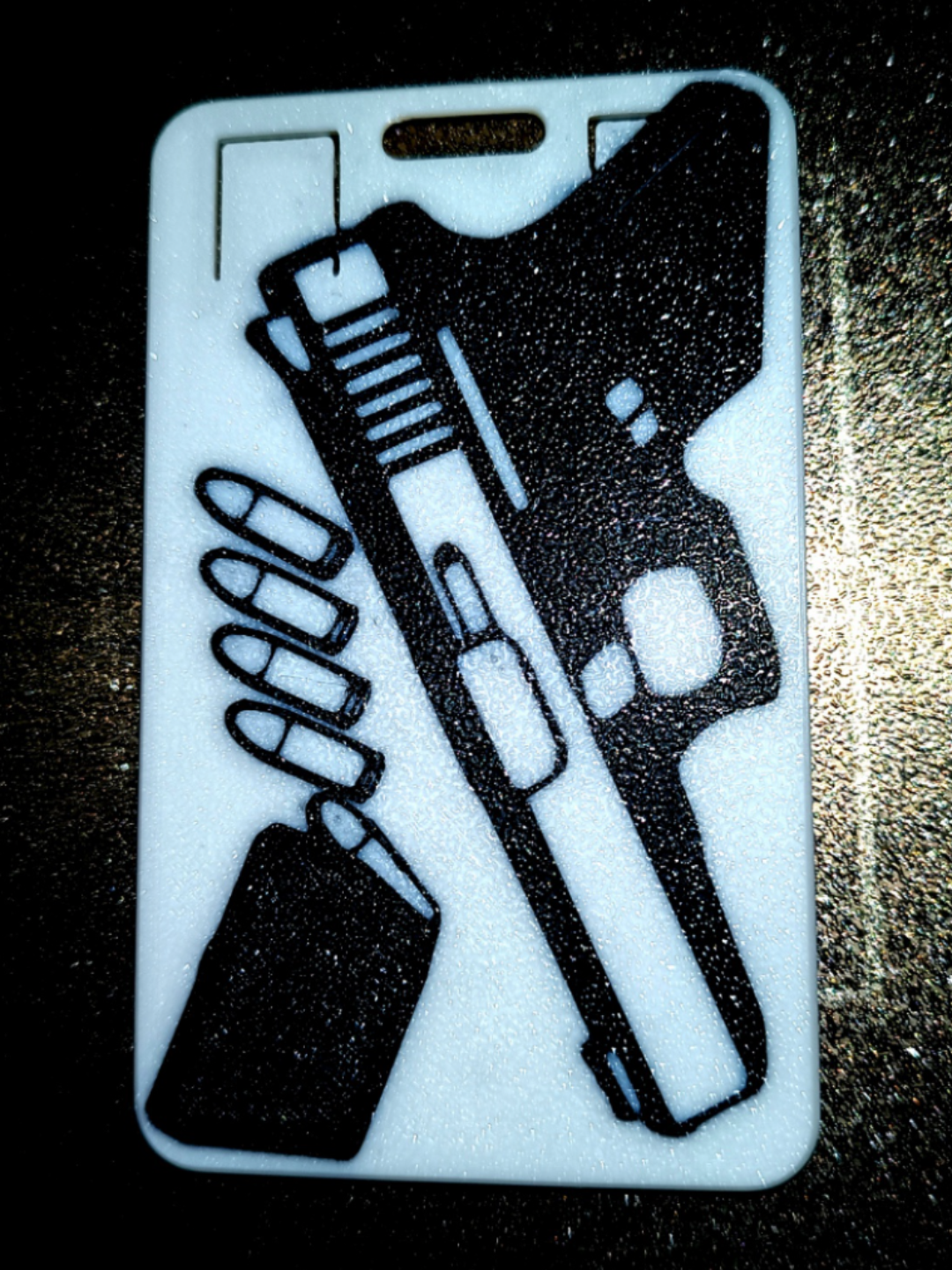 Tactical Style Badge Holder, High Contrast Edition