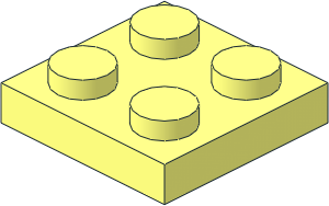 Brick Part 3022 - plate 2x2