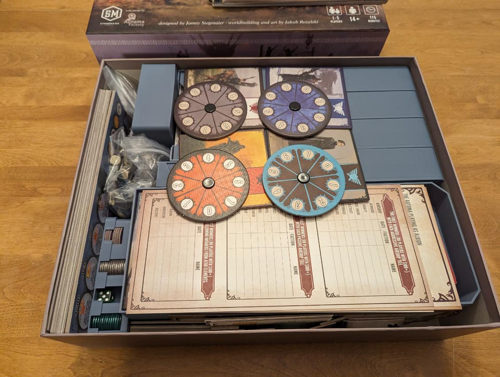 Scythe Boardgame Full Insert