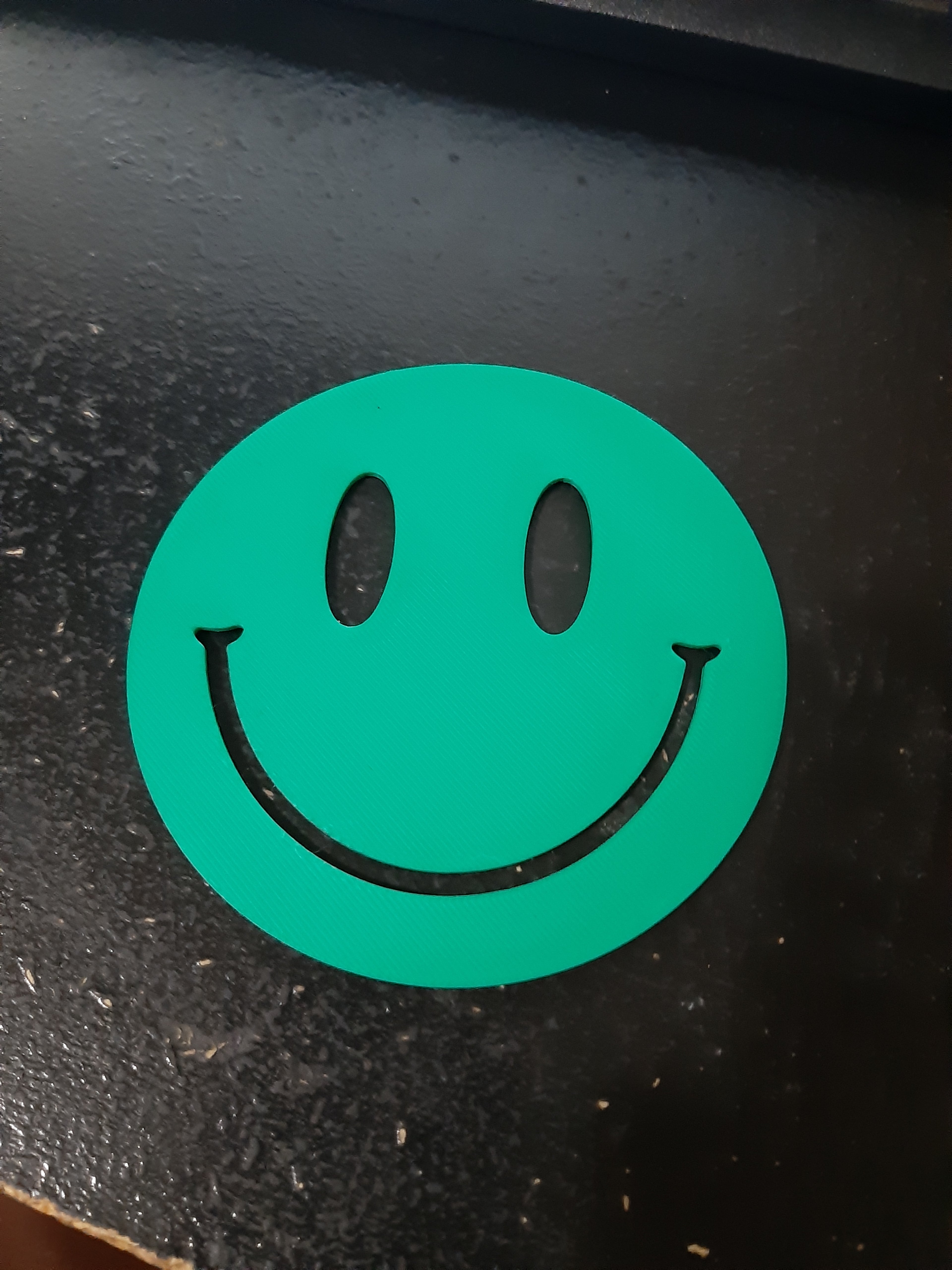 Smiley Face Stencil