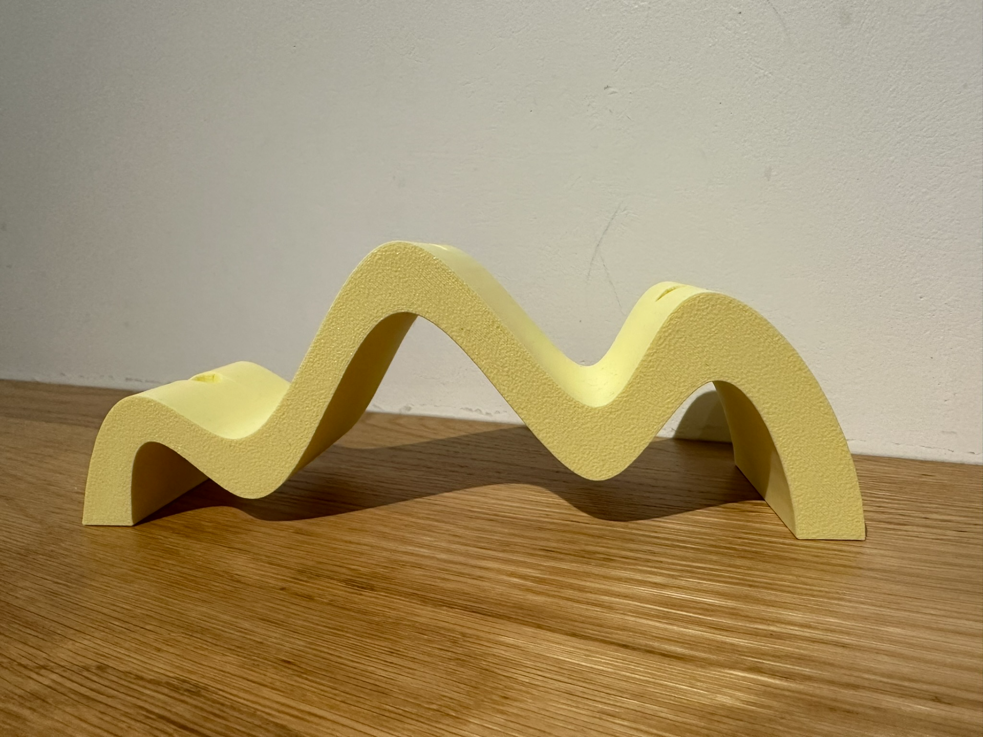 wavy candle holder (1,4 cm/0,55 inch candles)