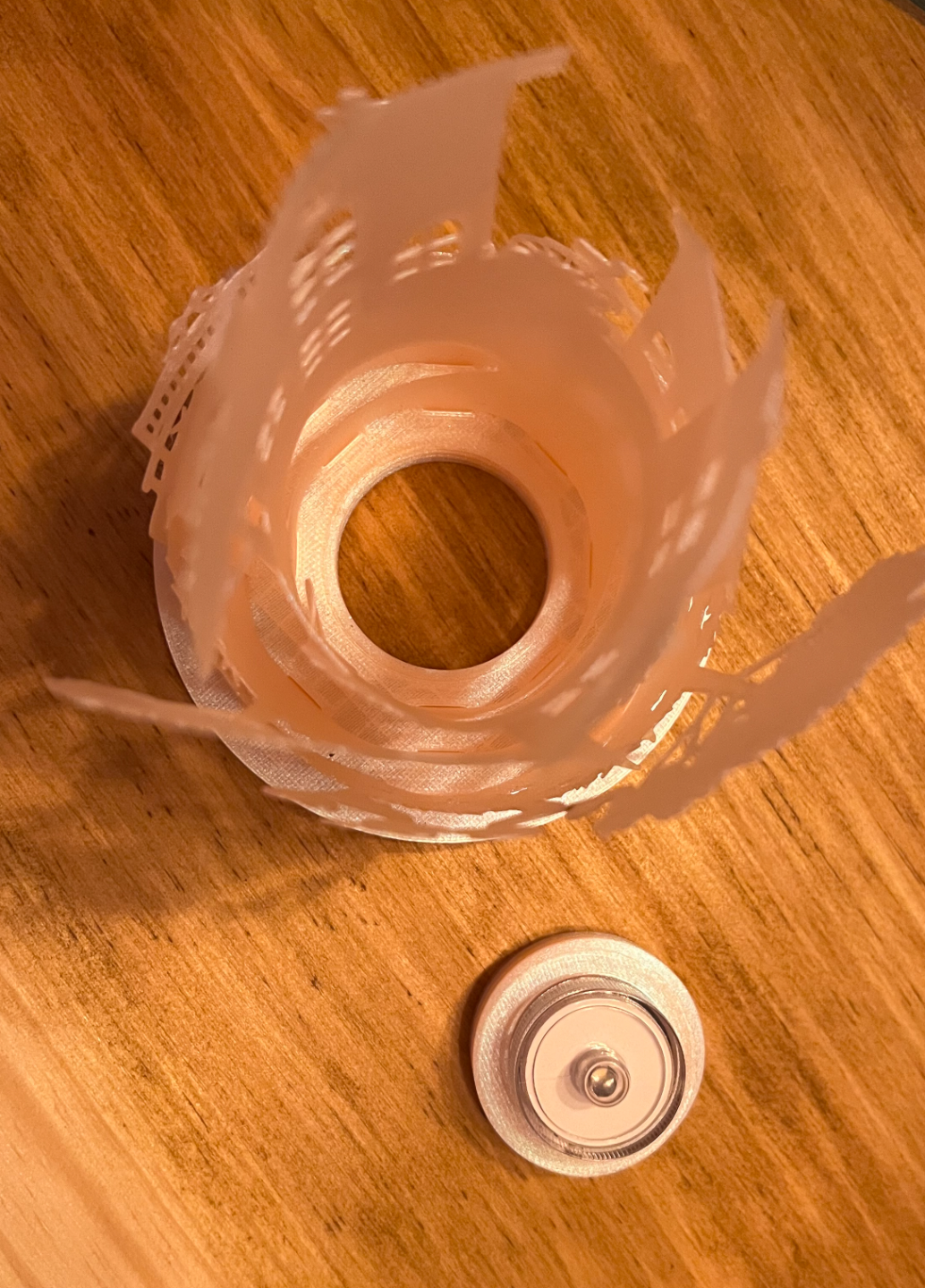 Valentine's Scene Round Lantern