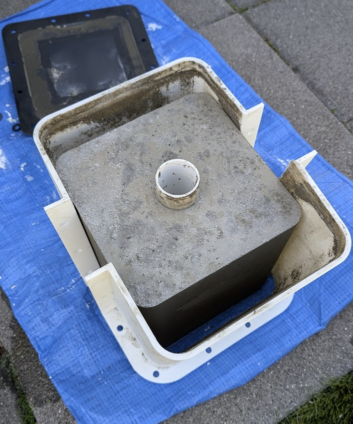 Heavy Garden Door Stopper Concrete Mold