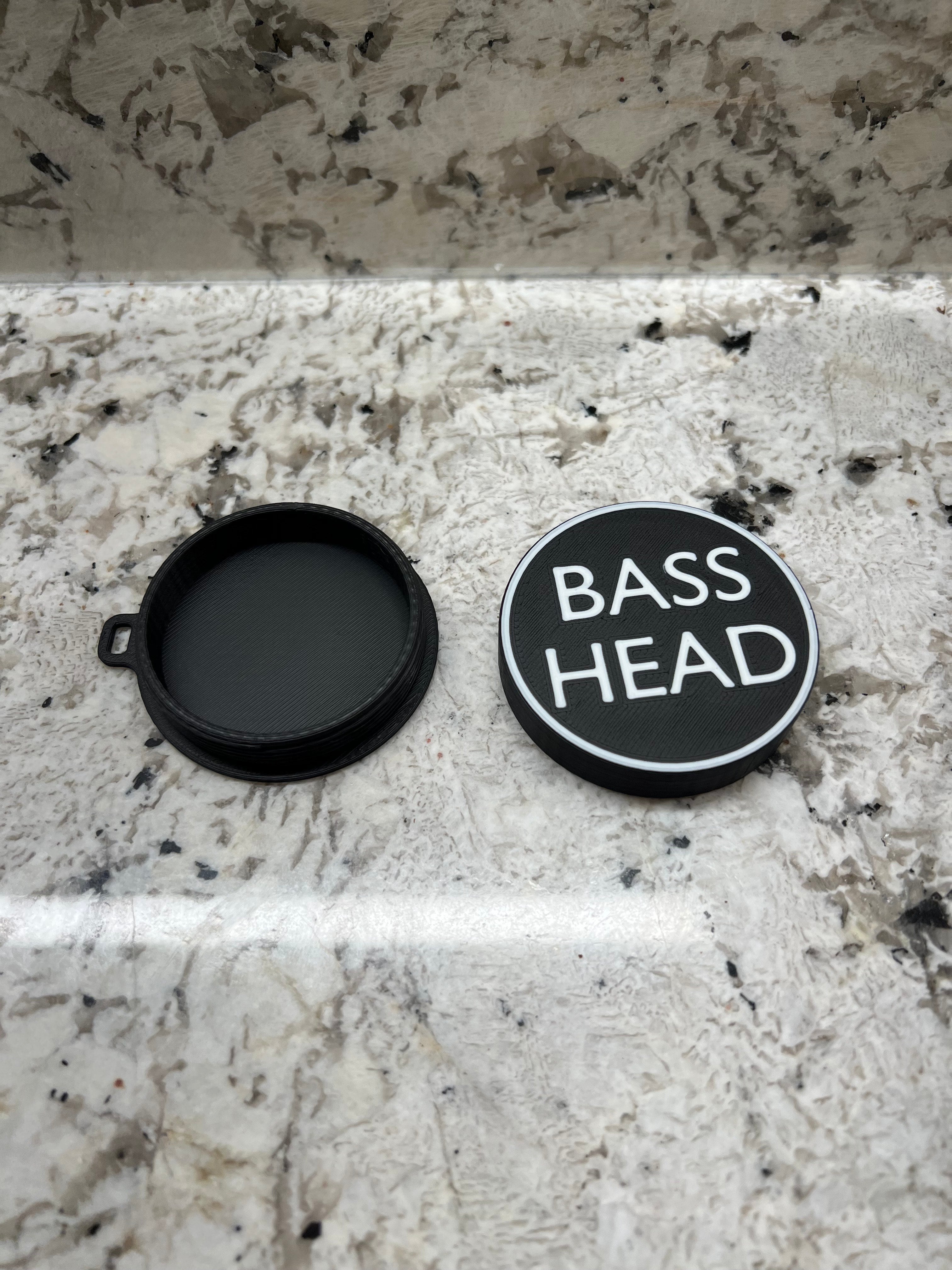 Public Domain Bass Head Stash Amulet