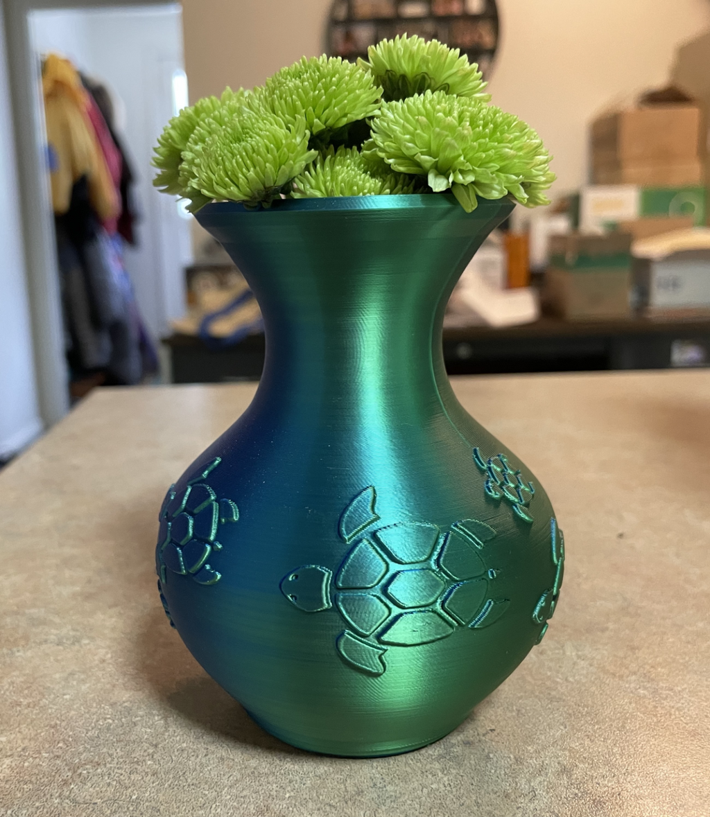 Waterproof Sea Turtle Vase