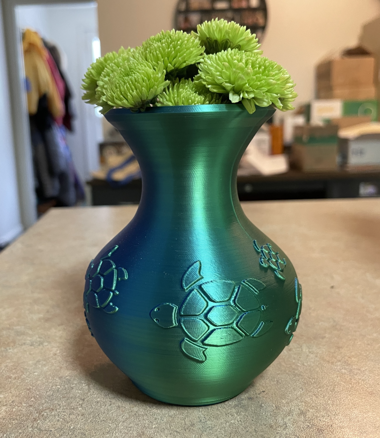 Waterproof Sea Turtle Vase