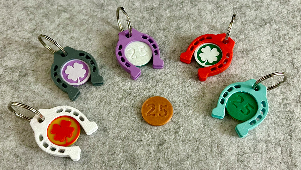 2026 - Lucky charm with shopping cart coin