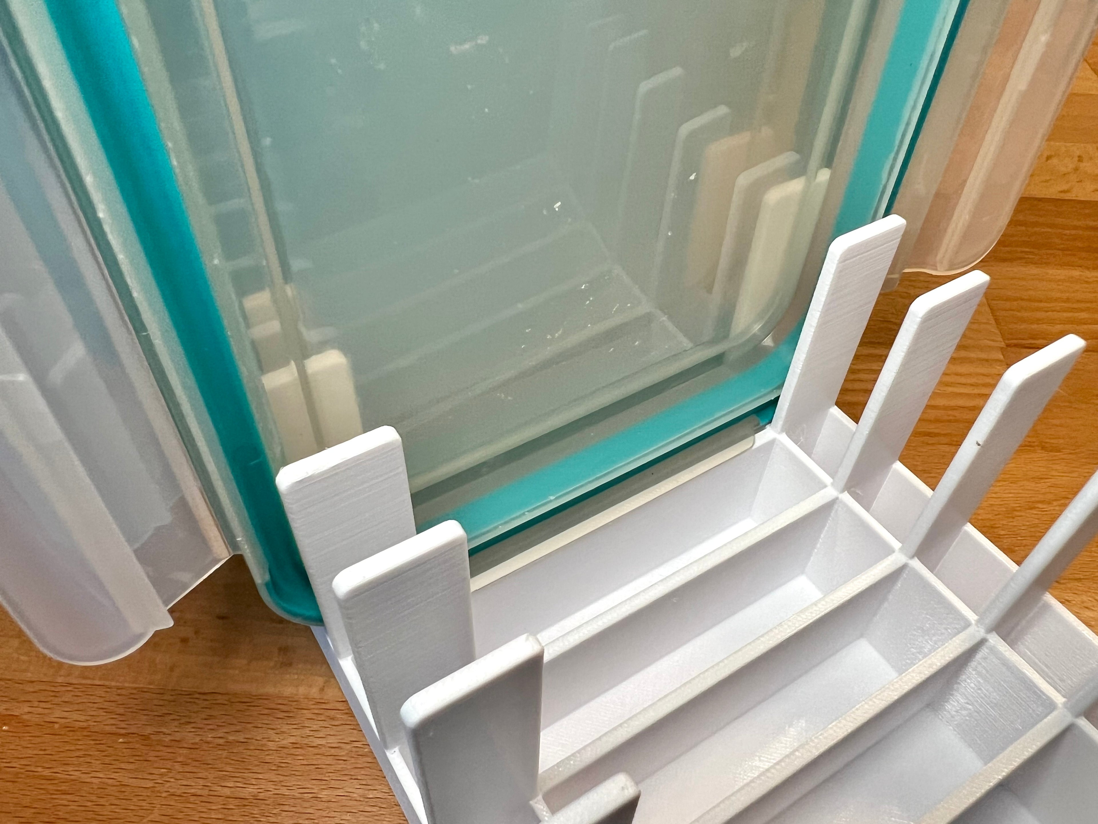 Lid Holders (Kitchen Organiser) for Tesco food containers