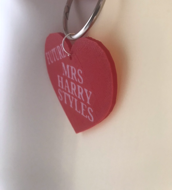 Future Mrs Harry Styles Heart Keyring