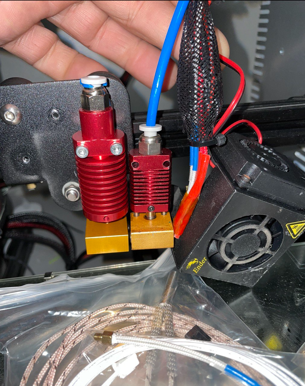 satsana ender3 cr10 hotend tipo v6
