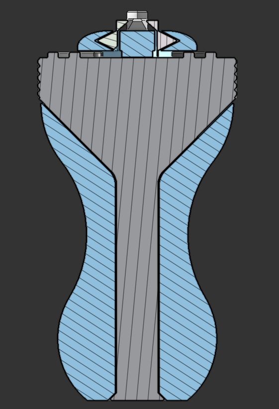 Print-in-Place 3-Jaw Chuck for Painting Miniatures