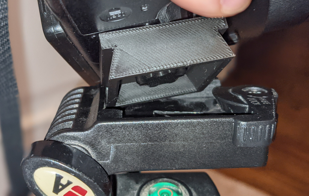 Cam locking camera mount for quick release tripod