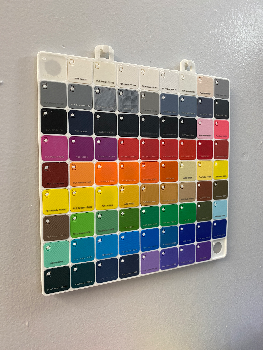 Full Bambu Swatch Board (with hangers)