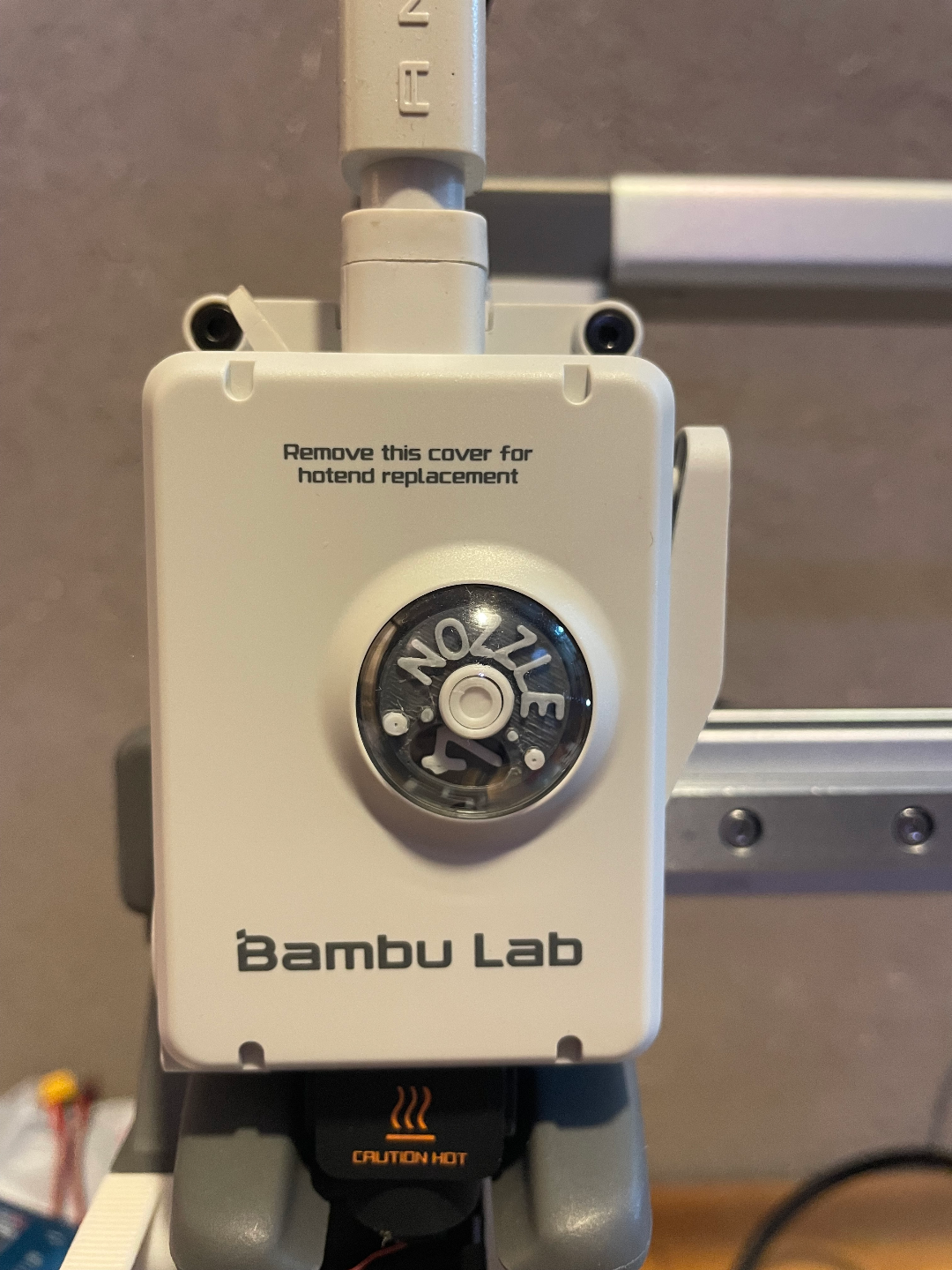 A1 extruder nozzle indicator