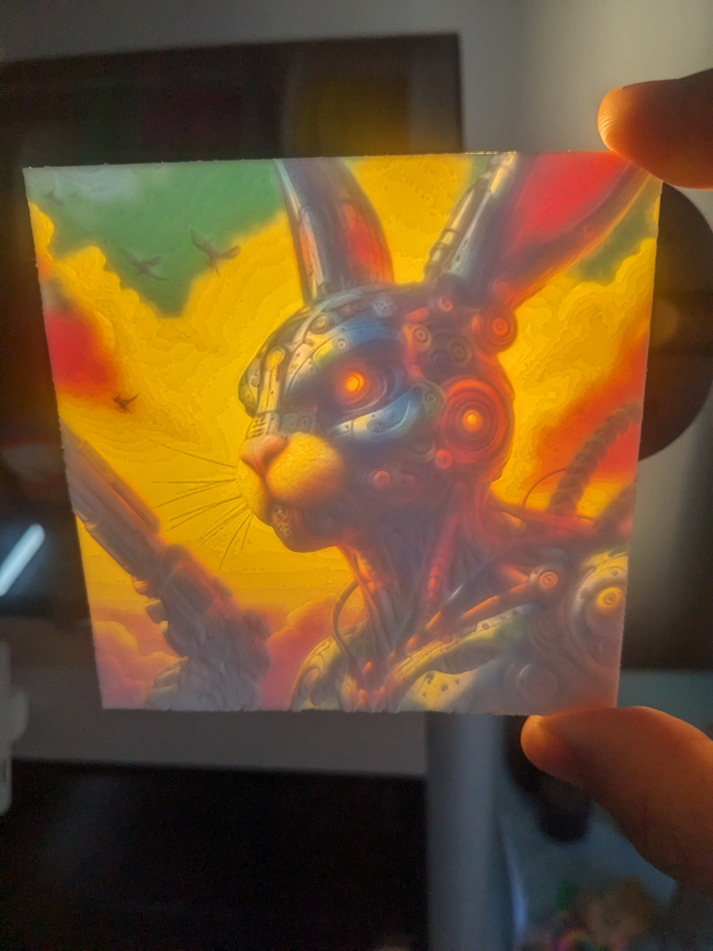 Cyborg Bunny CMYK