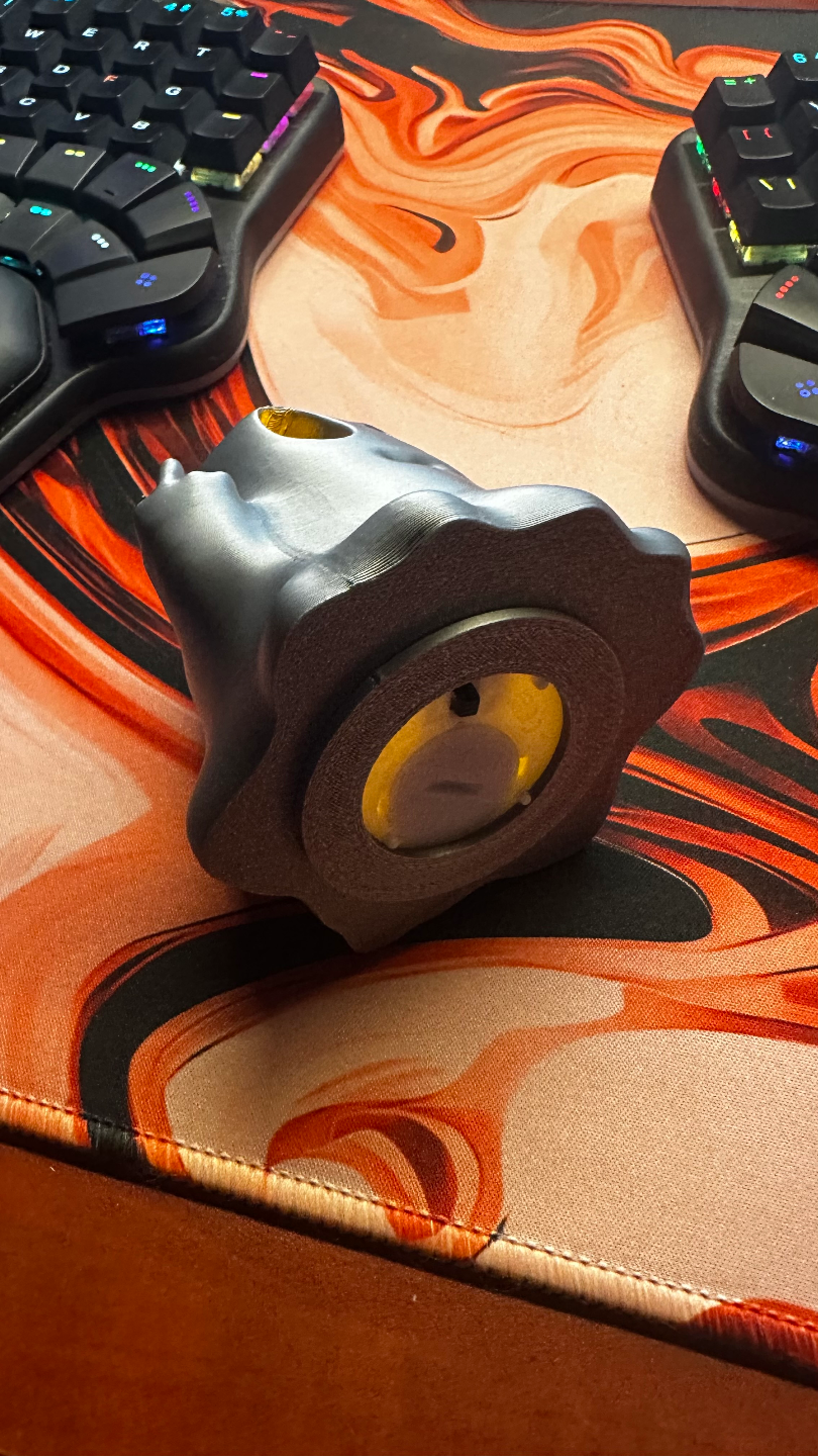 Tea light adapter for middle finger ghost