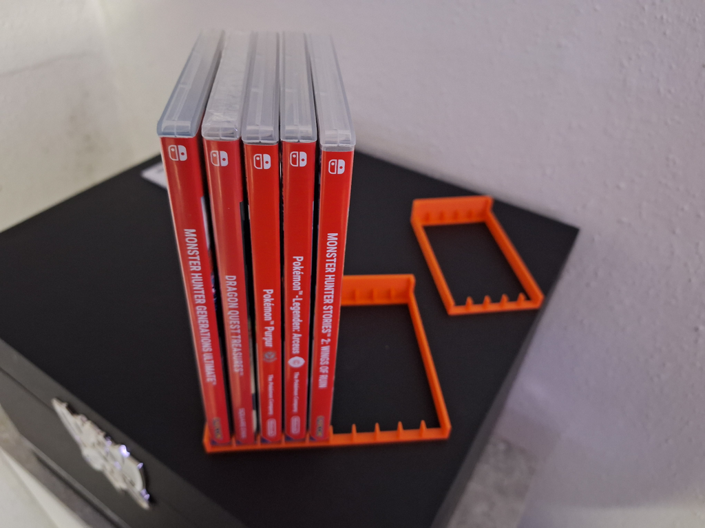 Switch Games Holder / Stand 5 or 10 games<50min V2