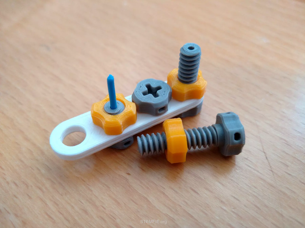 STEMFIE Fasteners - Nuts - Threaded - Open