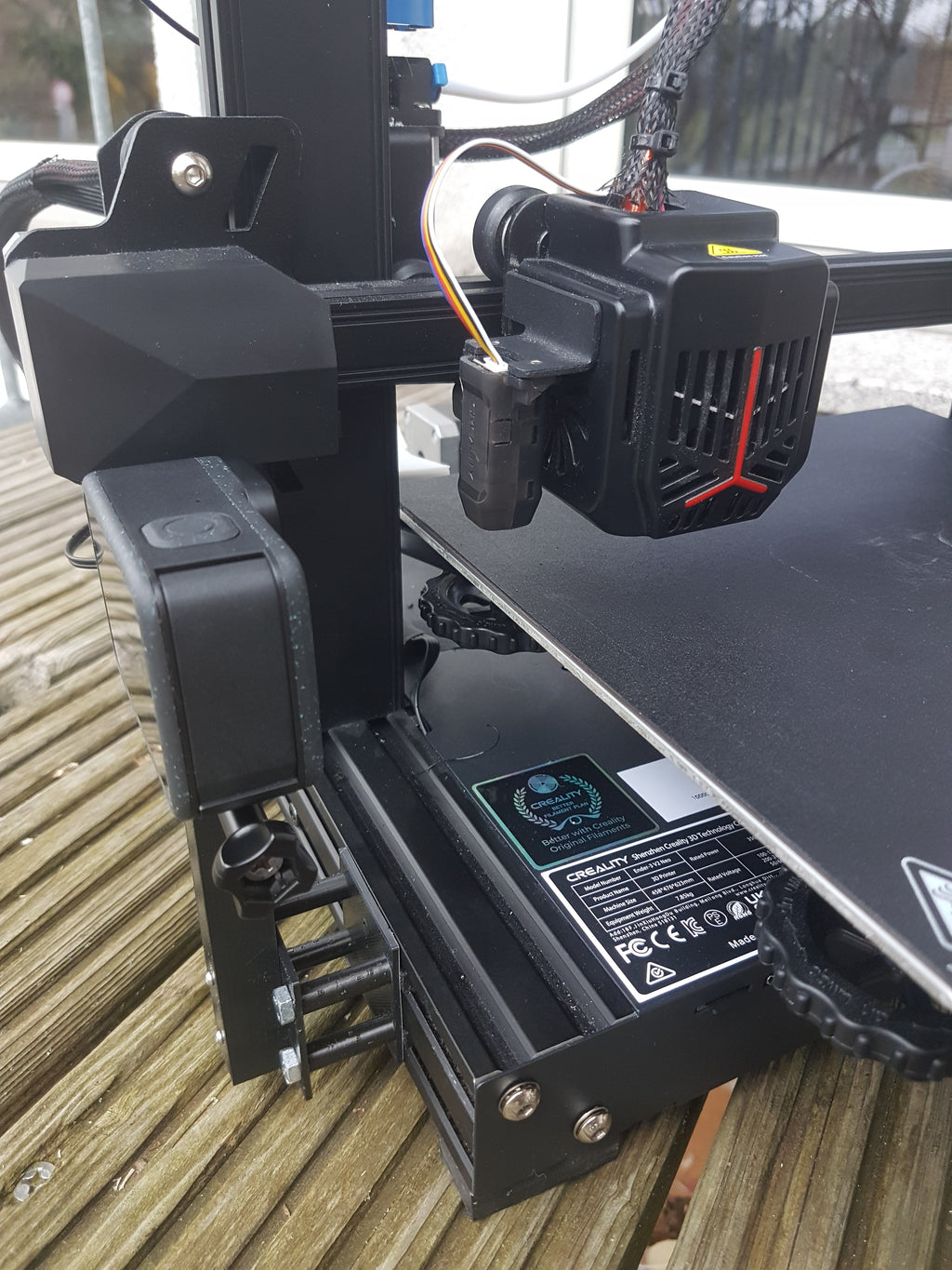 GoPro/Actioncam mount Ender 3 v2 (neo)